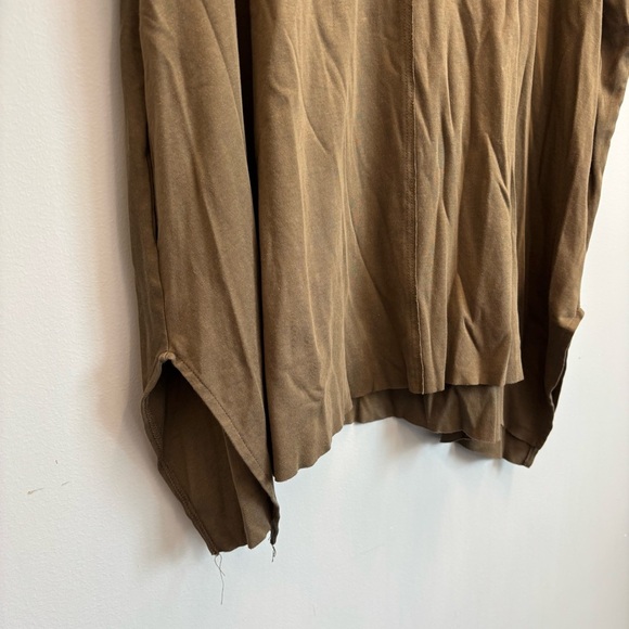 Planet by Lauren G Top Long Sleeve Tunic Lagenlook One Size Pima Cotton pockets - Picture 5 of 11